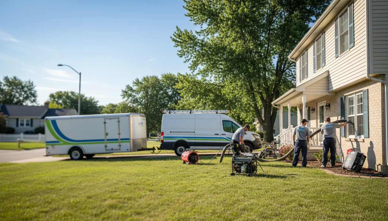 Flooded Basement Restoration And Cleanup With Repair in Pekin, ND near me